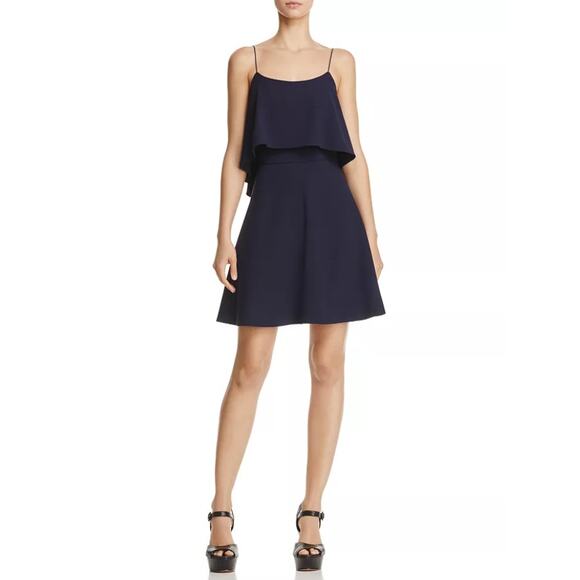 Alice + Olivia Sapphire Kipp Layered Ruffle Short Dress Size 10 - Picture 9 of 10